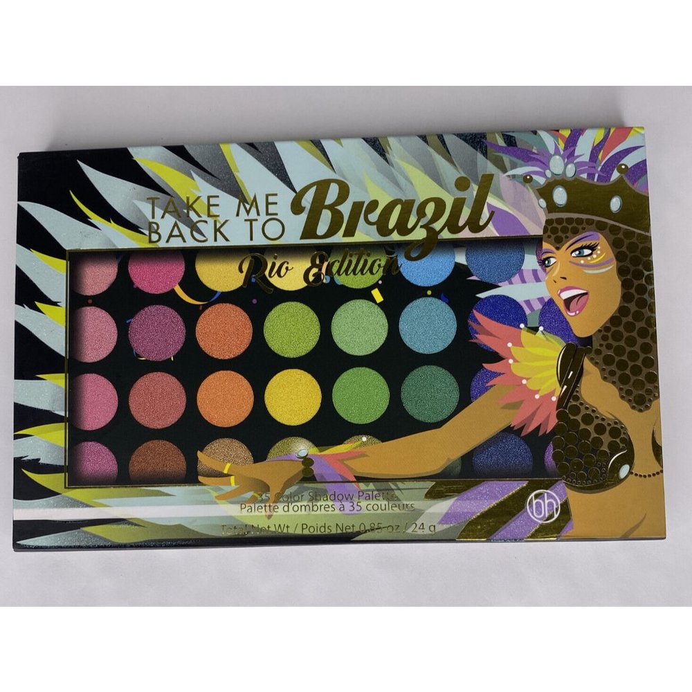 Bh Cosmetics Take Me Back To Brazil  Cosmetics Eye Shadow Palette New NIB